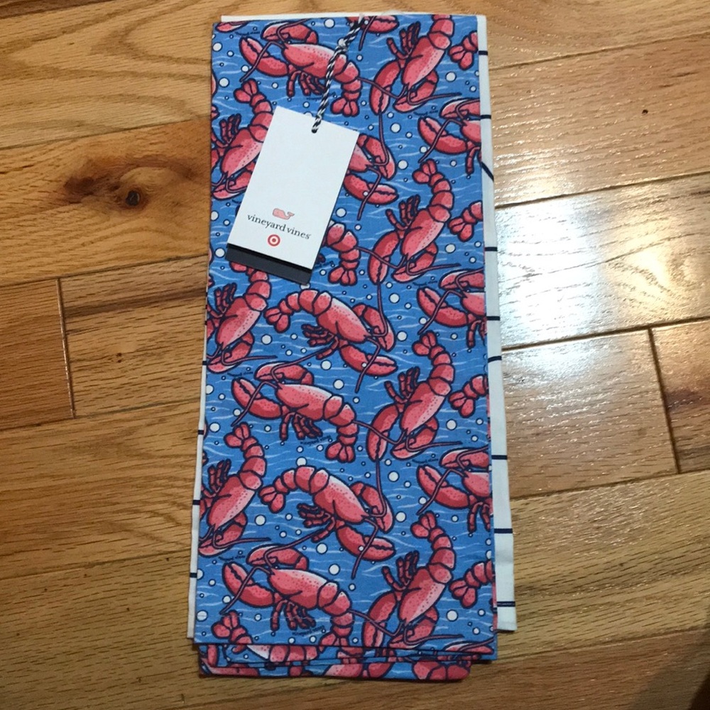 Vineyard vines kitchen towels Set of 2 NWT